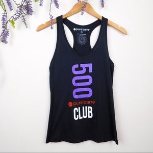 Pure Barre Black 500 Work Out Tank Top